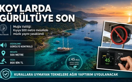 Muğla’nın Mavi Sularında Gürültüye Geçit Yok: Teknelerde Müzik Yasağı Başladı