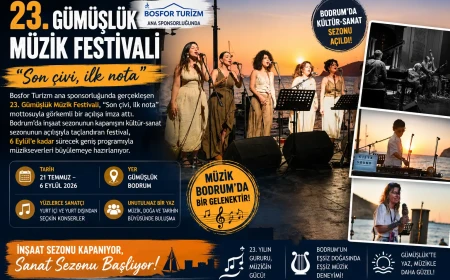 23. Gümüşlük Müzik Festivali Başladı: “Son Çivi, İlk Nota” İle Kültür Sezonu Açıldı