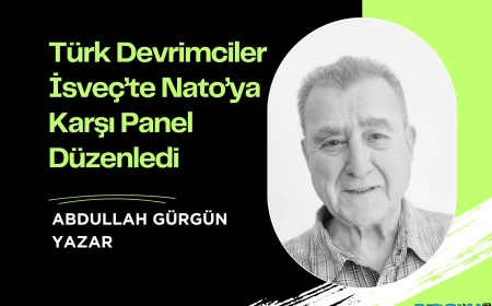 Türk Devrimciler İsveç’te Nato’ya Karşı Panel Düzenledi