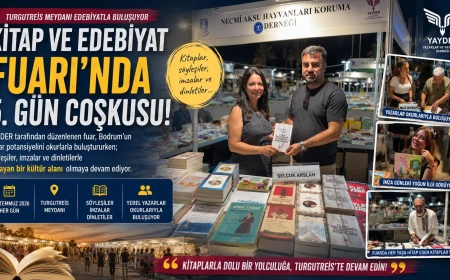 YAYDER Turgutreis Kitap Fuarı’nda Beşinci Gün: Meydan Kültür ve Edebiyatla Canlandı
