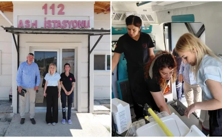 İl Sağlık Müdürü Dr. Eriş Başaran Akça’dan 112 Acil Sağlık İstasyonlarına Ziyaret