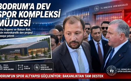 Bodrum’un Spor Vizyonunda Büyük Adım: 5 Bin Metrekarelik Kapalı Spor Salonu İçin Destek Sözü