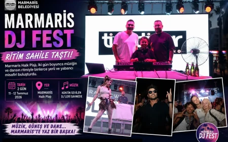 Marmaris DJ Fest’te Coşku Doruğa Çıktı: Binlerce Kişi Müziğin Ritmiyle Buluştu