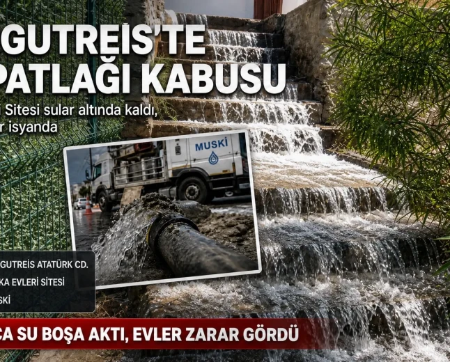 Turgutreis’te Su Hattı Patlağı Siteyi Göle Çevirdi: Vatandaşlar Kalıcı Çözüm Bekliyor