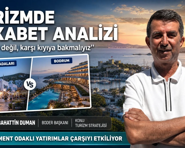 Sabahattin Duman’dan Bodrum Turizmine Çarpıcı Analiz: Çarşıyı Değil, Karşı Kıyıyı Okumalıyız