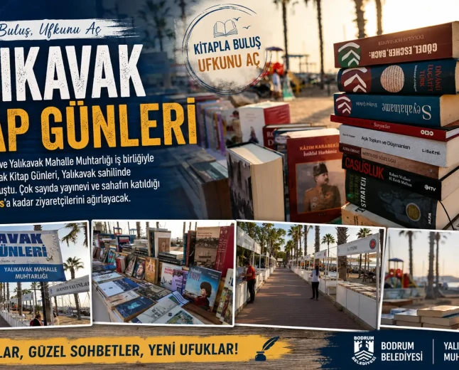 Yalıkavak Kitap Günleri Başladı: Sahilde Edebiyat Şöleni Kitapseverleri Bekliyor