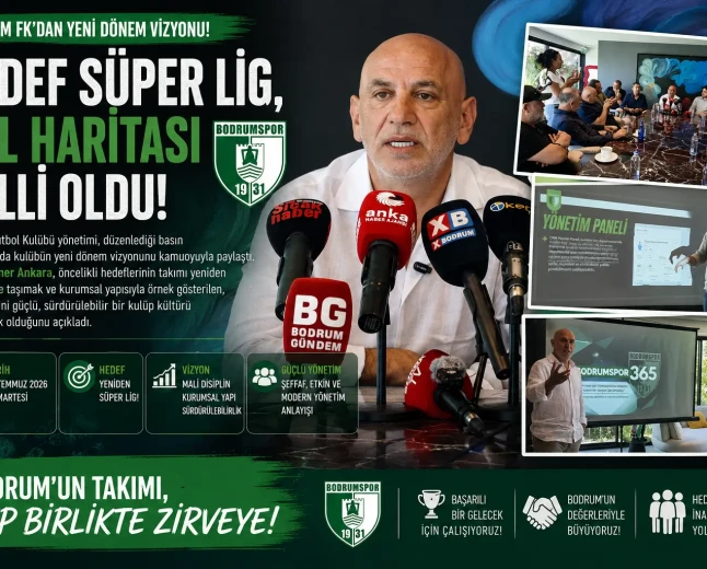 Bodrum FK’da Yeni Dönem: Başkan Taner Ankara’dan Süper Lig Ve Yeniden Yapılanma Vizyonu
