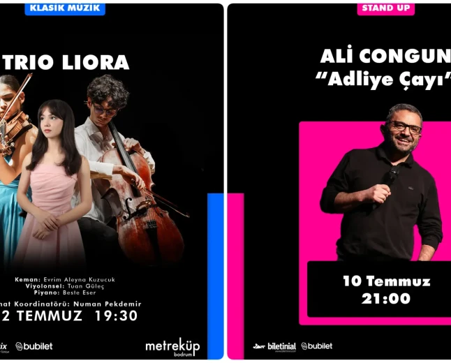 Metreküp Bodrum’da Temmuz Takvimi: Mizah ve Klasik Müzik Rüzgârı