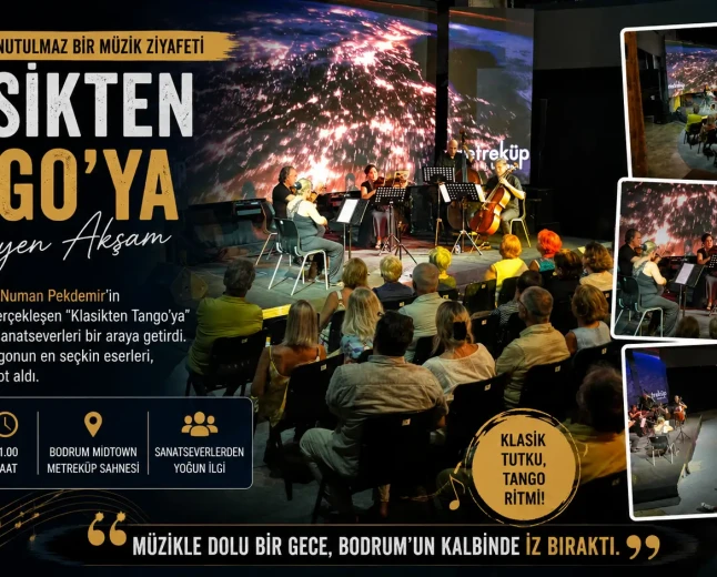 Bodrum’da Klasik Müzik ve Tango Esintisi: “Klasikten Tango’ya” Konseri Büyüledi