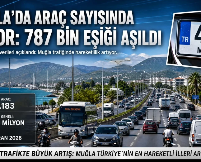 Muğla Trafiğinde Rekor Sayı: Kayıtlı Araç Sayısı 787 Bin Sınırına Dayandı
