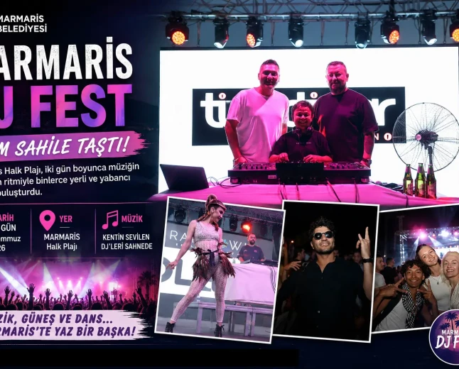 Marmaris DJ Fest’te Coşku Doruğa Çıktı: Binlerce Kişi Müziğin Ritmiyle Buluştu