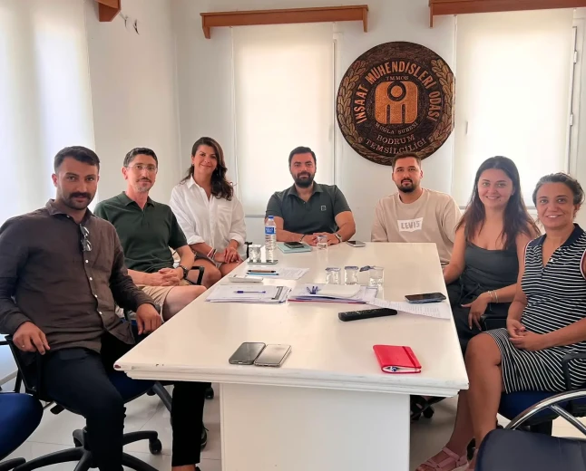 TMMOB İnşaat Mühendisleri Odası Bodrum Temsilciliği’nde Yeni Dönem Başladı