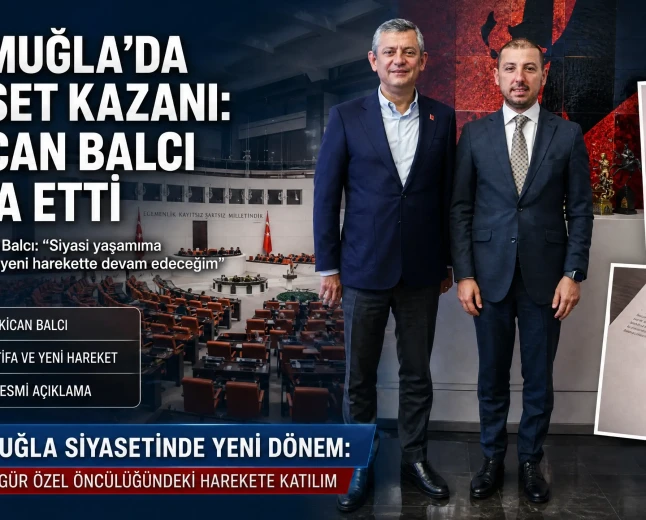 CHP Muğla Eski İl Başkanı Zekican Balcı Partisinden İstifa Ettiğini Açıkladı