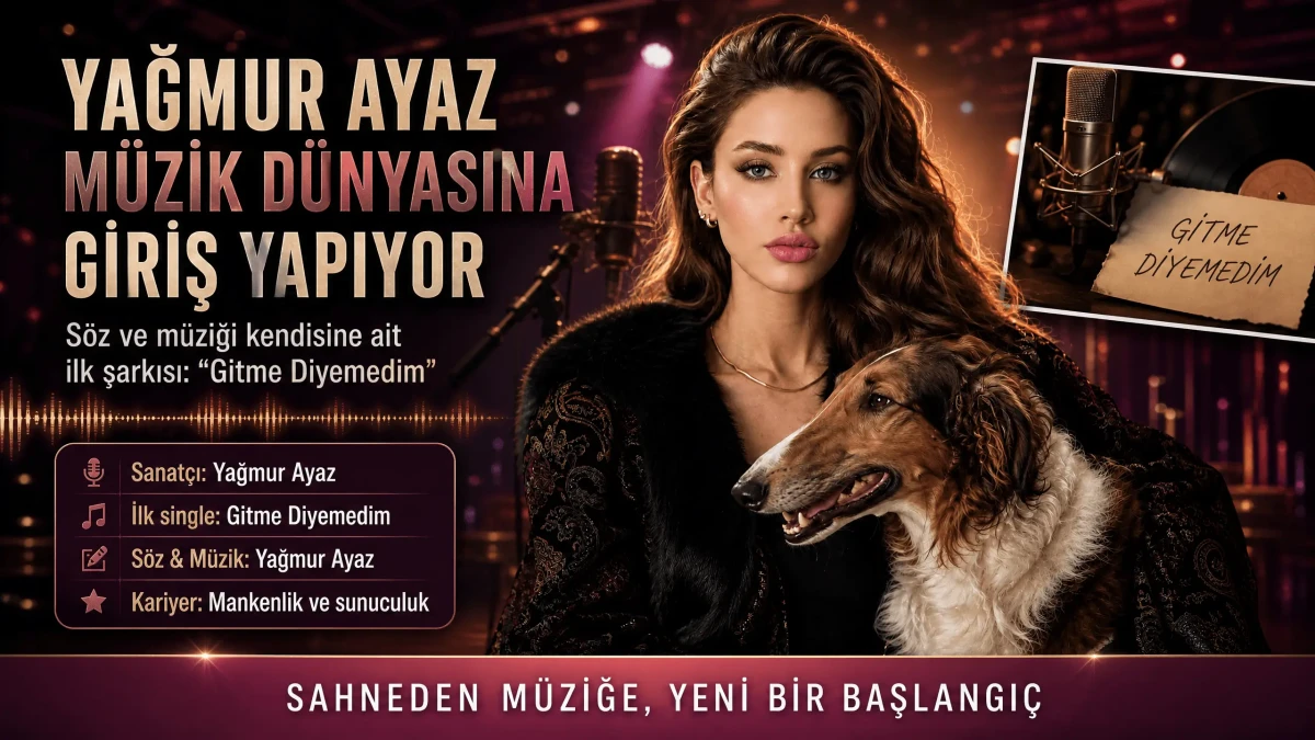 Yağmur Ayaz Müzik Dünyasına Adım Attı: “Gitme Diyemedim” Yayında