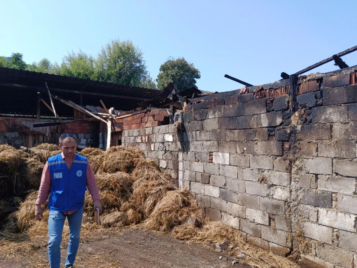 Muğla Büyükşehir Belediyesi'nden Ortaca'da Yangınzede Üreticiye Destek Eli