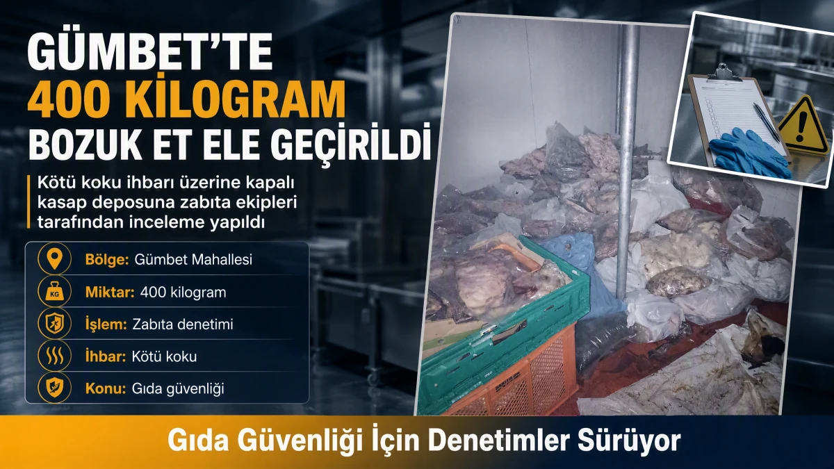 Bodrum'da Zabıta Ekiplerinden Operasyon: Depoda 400 Kilogram Bozuk Et Ele Geçirildi