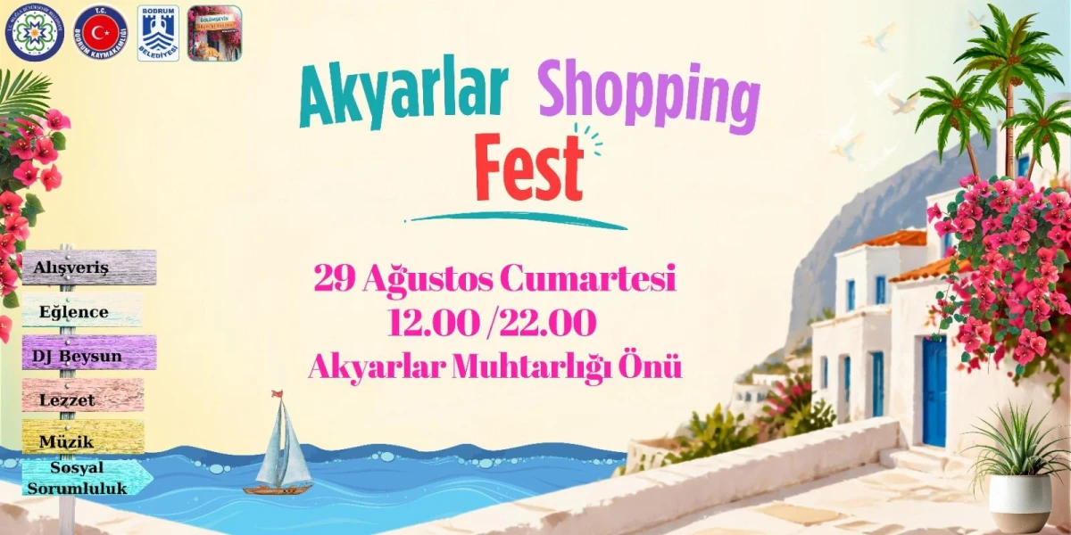 Bodrum Akyarlar Shopping Fest ile Alışveriş ve Eğlenceye Doyacak