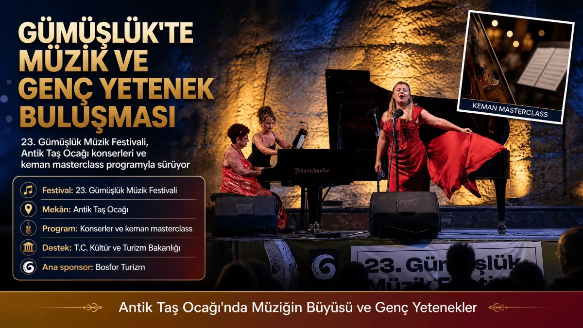 23. Gümüşlük Müzik Festivali’nde Klasik Müzik Rüzgarı: Antik Taş Ocağı ve Toprak Ev'de Unutulmaz Anlar