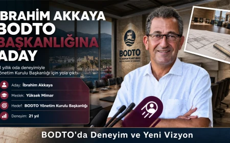 İbrahim Akkaya Bodrum Ticaret Odası Başkanlığına Adaylığını Açıkladı: 21 Yıllık Deneyimle Yeni Dönem