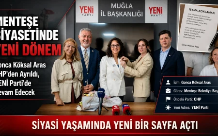Menteşe Belediye Başkanı Gonca Köksal Aras'tan CHP'den İstifa Ve Yeni Parti Kararı Açıklaması