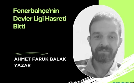 Fenerbahçe'nin Devler Ligi Hasreti Bitti