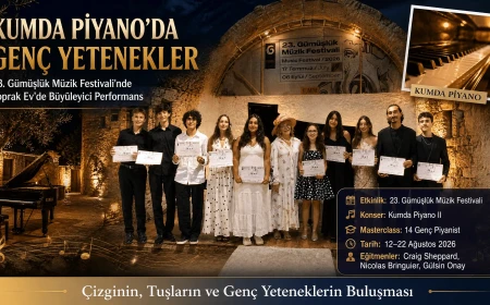 23. Gümüşlük Müzik Festivali'nde Kumda Piyano Coşkusu: Genç Yetenekler Sahne Aldı