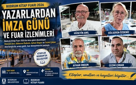 Bodrum Kitap Fuarı'nda Yazarlardan Özel Açıklamalar: Turgutreis'te Edebiyat Rüzgarı