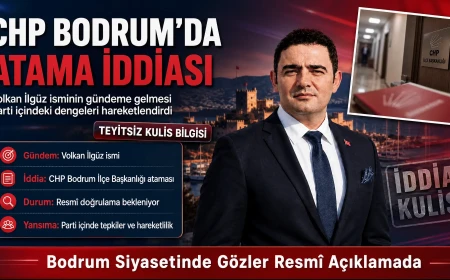 CHP Bodrum İlçe Başkanlığında Atama Kulisleri Hareketliliği: Volkan İlgüz İddiası Teşkilatı Sarstı