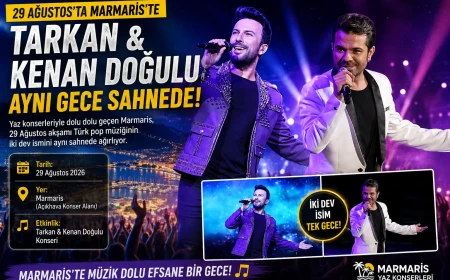 Marmaris'te Yıldızlar Geçidi: Tarkan Ve Kenan Doğulu Aynı Gece Sahne Alacak