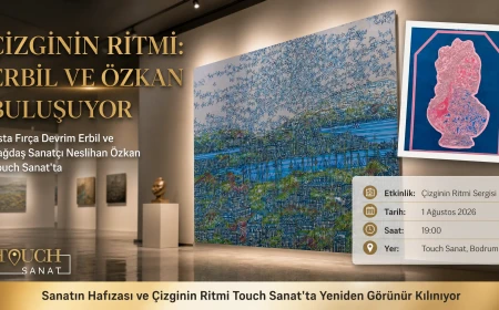 Devrim Erbil Ve Neslihan Özkan Çizginin Ritmi Sergisinde Touch Sanat'ta Buluşuyor
