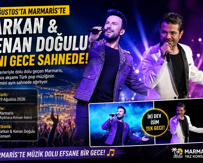 Marmaris'te Yıldızlar Geçidi: Tarkan Ve Kenan Doğulu Aynı Gece Sahne Alacak