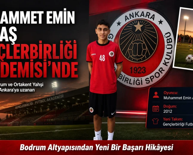 Altınordu Bodrum'da Gurur Tablosu: Muhammet Emin Akbaş Gençlerbirliği Akademisi'nde