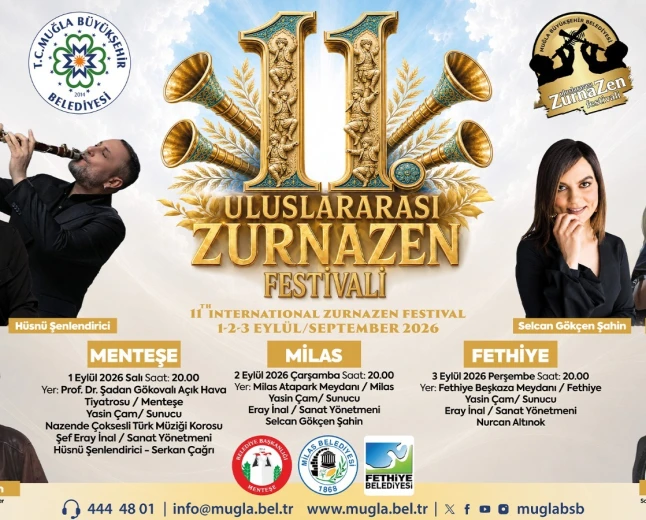 11. Uluslararası Zurnazen Festivali Başlıyor: Zurnanın Evrensel Ezgileri Muğla'da Yankılanacak