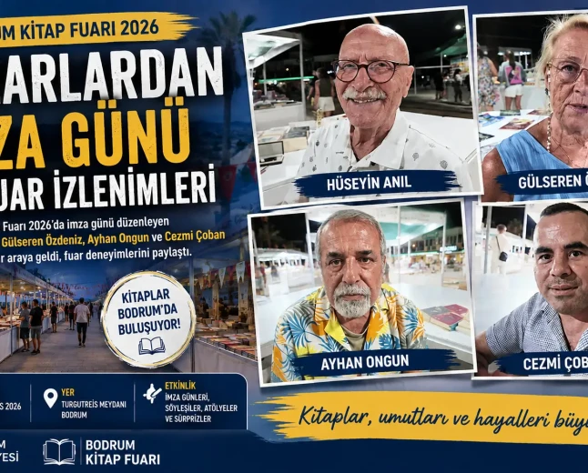 Bodrum Kitap Fuarı'nda Yazarlardan Özel Açıklamalar: Turgutreis'te Edebiyat Rüzgarı