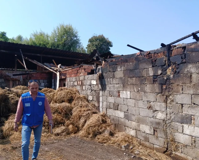 Muğla Büyükşehir Belediyesi'nden Ortaca'da Yangınzede Üreticiye Destek Eli