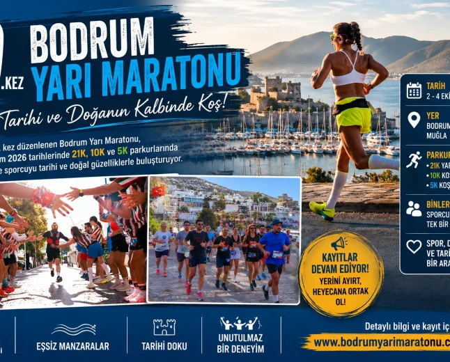 Bodrum Yarı Maratonu İçin Geri Sayım Başladı: Kayıtlar Tüm Hızıyla Sürüyor