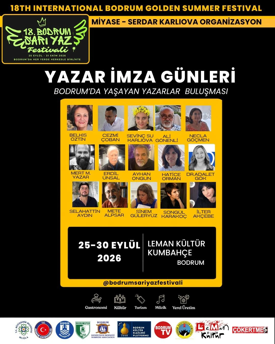 18. Uluslararası Bodrum Sarı Yaz Festivali Başlıyor: Zekâi Tunca Bodrum'da Sahne Alacak