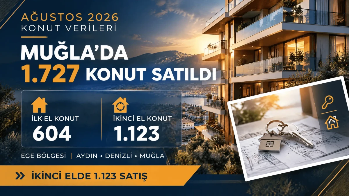 Türkiye Genelinde Ağustos Ayı Konut Satış İstatistikleri Açıklandı