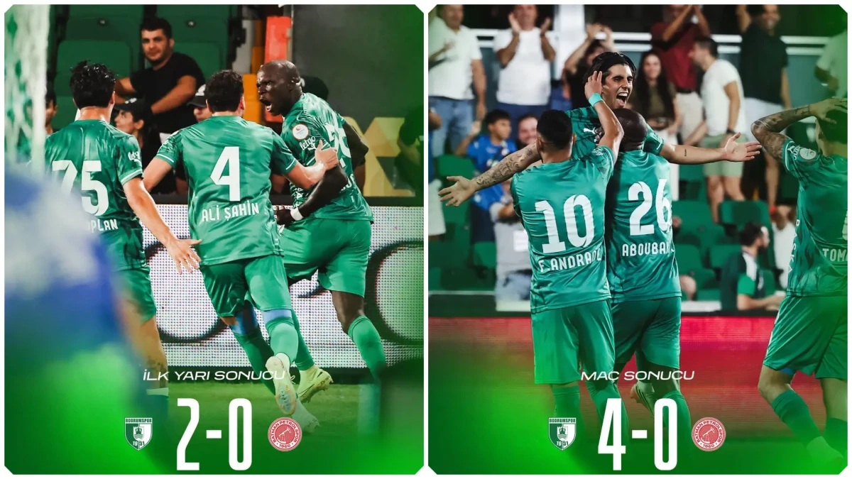 Bodrum FK, Lider Batman Petrolspor’u 4-0 Mağlup Ederek Sezonun İlk Galibiyetini Aldı