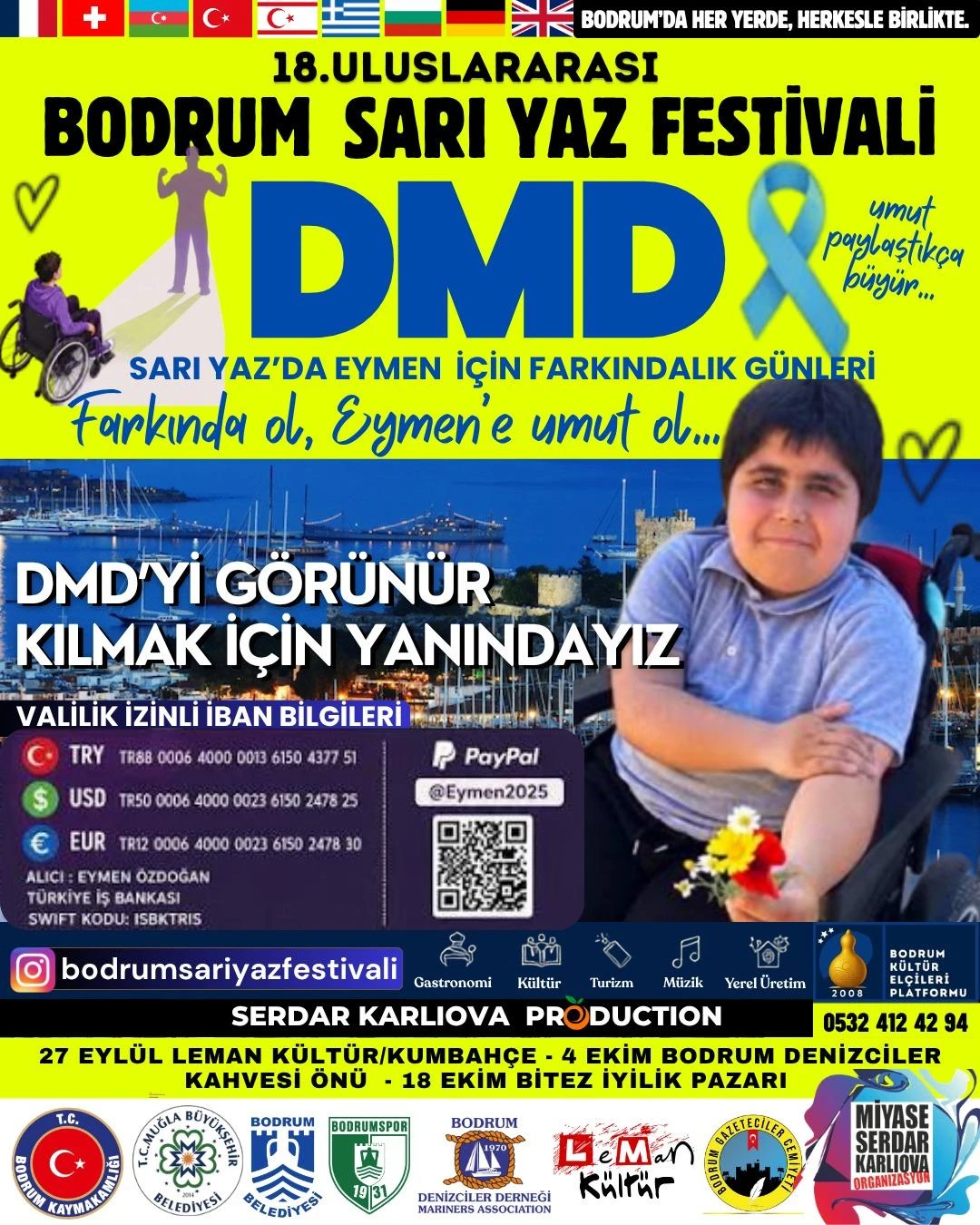 18. Uluslararası Bodrum Sarı Yaz Festivali Başlıyor: Zekâi Tunca Bodrum'da Sahne Alacak