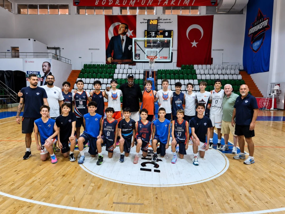 Efsane İsim Audie Norris Çağdaş Bodrum Spor Altyapısıyla Buluştu: Genç Sporculara İlham Oldu