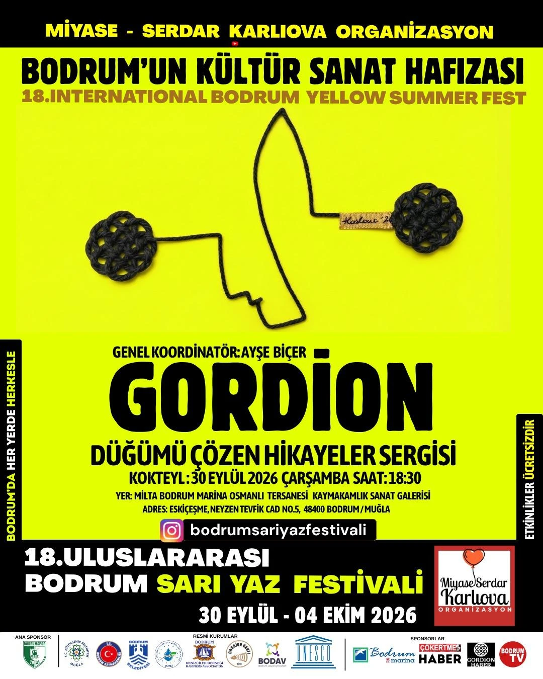 18. Uluslararası Bodrum Sarı Yaz Festivali Başlıyor: Zekâi Tunca Bodrum'da Sahne Alacak