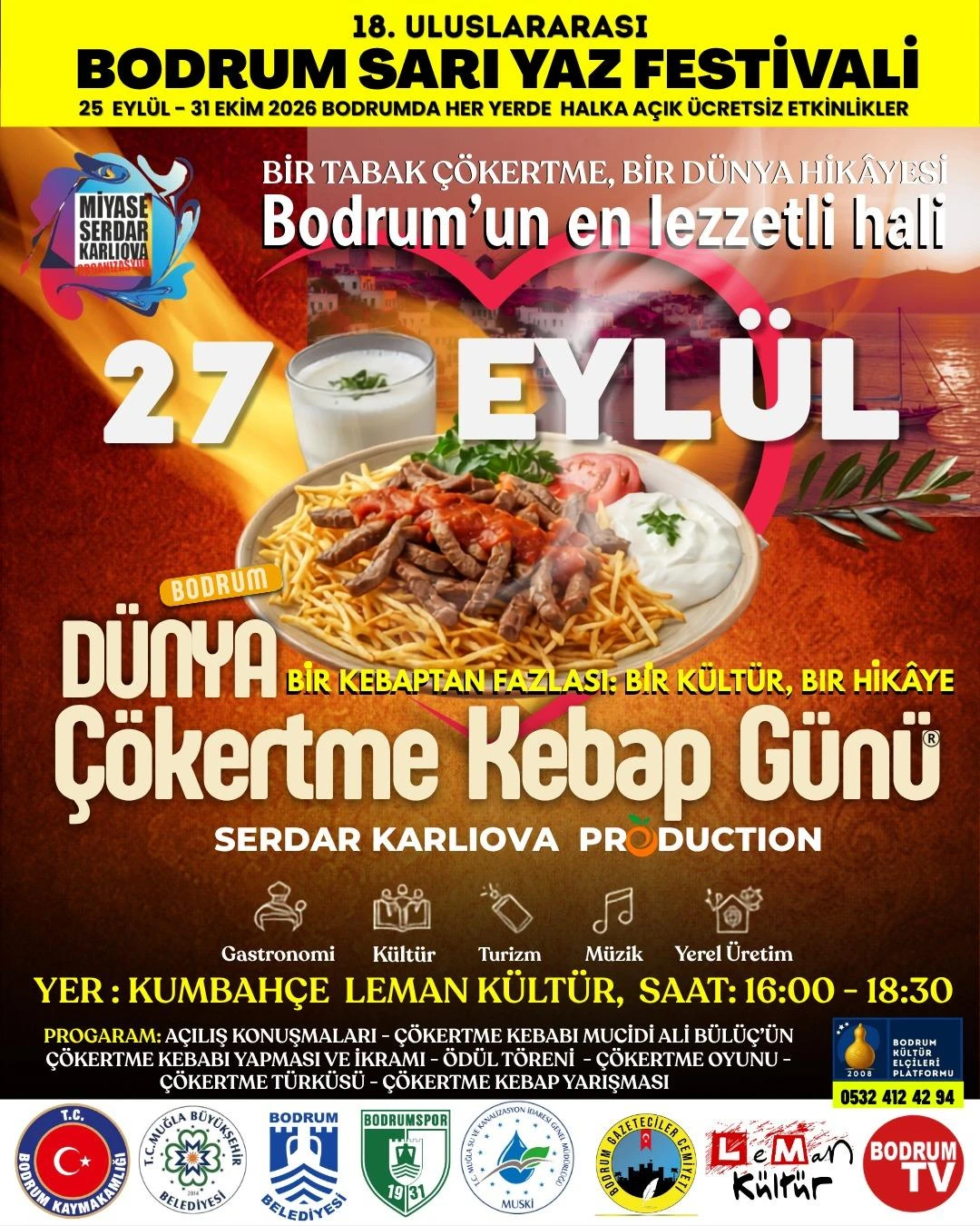 18. Uluslararası Bodrum Sarı Yaz Festivali Başlıyor: Zekâi Tunca Bodrum'da Sahne Alacak