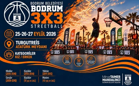 Bodrum 3X3 Streetball Turnuvası Turgutreis'te Başlıyor