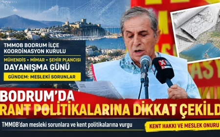 TMMOB Bodrum İKK’dan 19 Eylül Açıklaması: "Toprağımıza, Havamıza, Suyumuza Dokunma!"