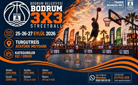 Bodrum 3X3 Streetball Turnuvası İçin Geri Sayım Başladı: Son Başvuru 20 Eylül