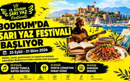 18. Uluslararası Bodrum Sarı Yaz Festivali Başlıyor: Zekâi Tunca Bodrum'da Sahne Alacak