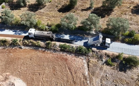 Menteşe Belediyesi ve Büyükşehir'den Ortak Çalışma: Çiftlik Ve Yerkesik Arasındaki Yeni Yol Tamamlandı