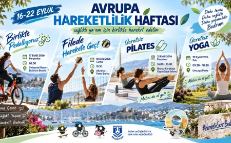 Bodrum'da Avrupa Hareketlilik Haftası: Sağlıklı Yaşam Ve Çevre Dostu Ulaşım Etkinlikleri Başlıyor