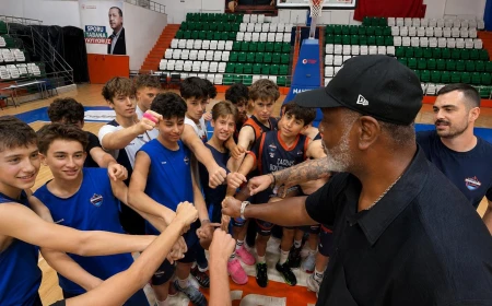 Efsane İsim Audie Norris Çağdaş Bodrum Spor Altyapısıyla Buluştu: Genç Sporculara İlham Oldu